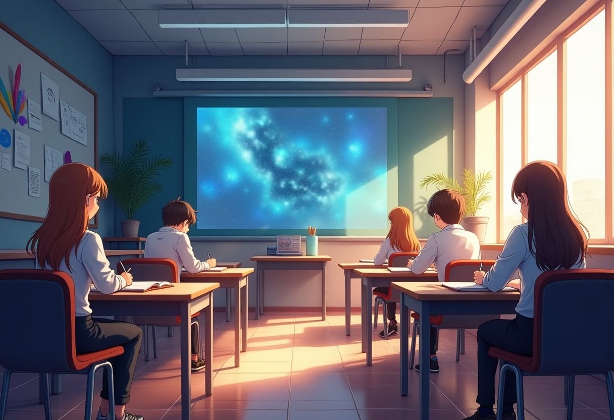 青蓝教育IP动画《学霸的修炼笔记》 - AI漫剧客户案例